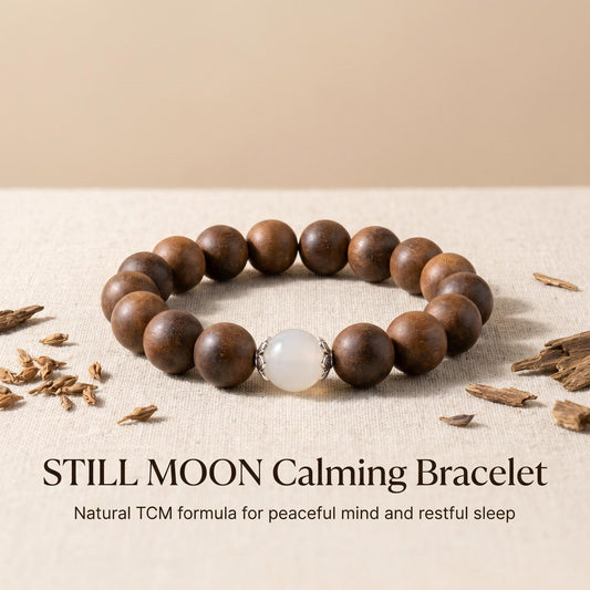 An Shen wearable incense bracelet calm still mind hero visual