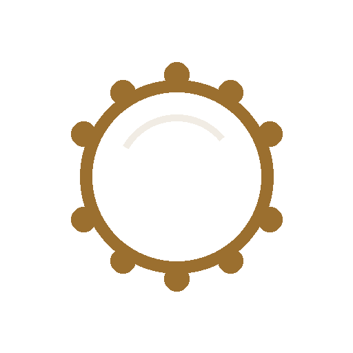 Pressed incense bead icon for CENSEROOT homepage value proposition.
