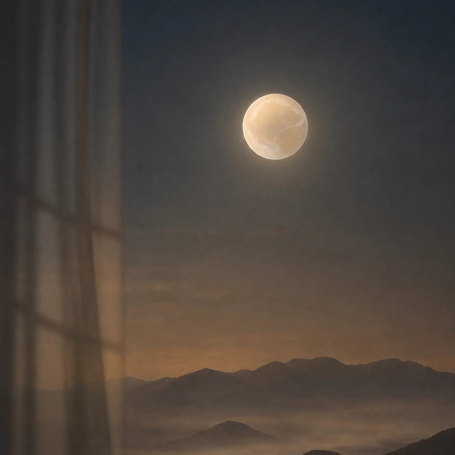 CENSEROOT Quiet Moon design inspiration image for a wearable solid incense bracelet.