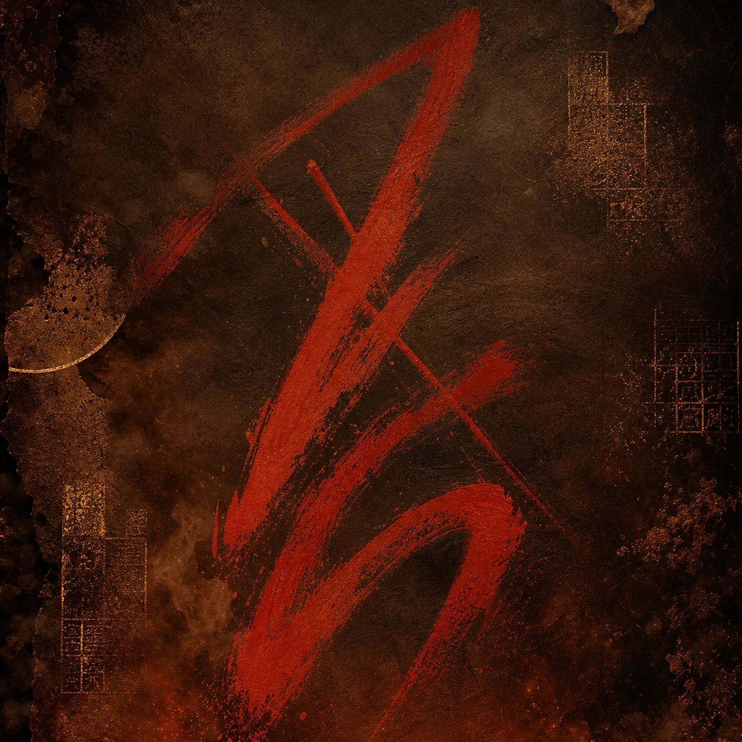 CENSEROOT Warm Ember design inspiration image for a wearable solid incense bracelet.